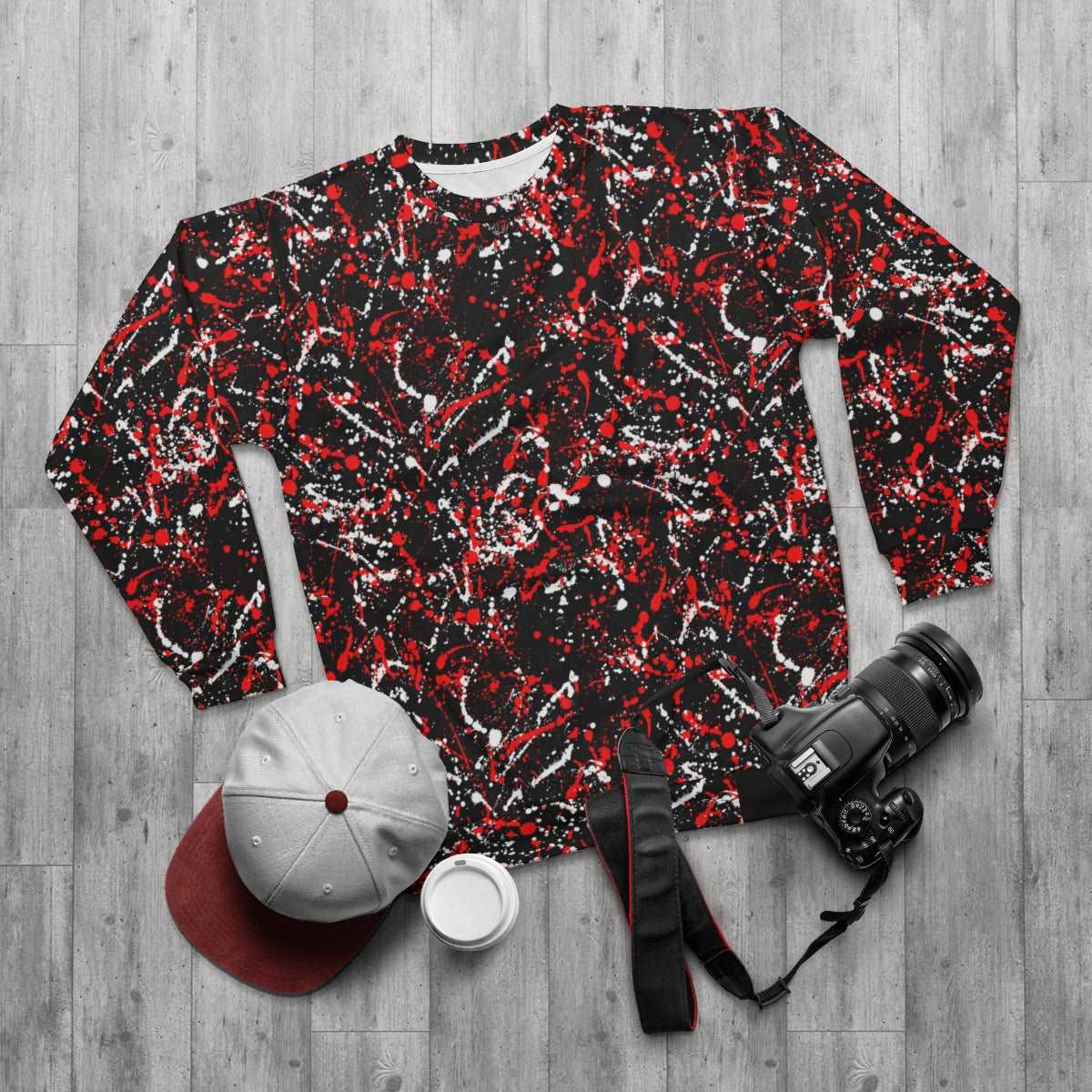 Red White & Black Christmas Sweatshirt - Santaland