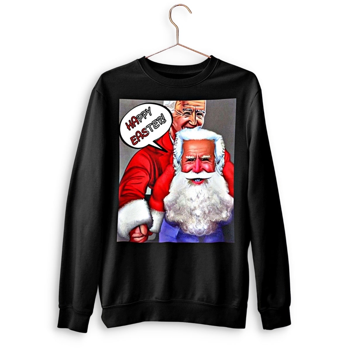 HAPPY EASTER Joe Biden Funny Christmas Sweater - Santaland