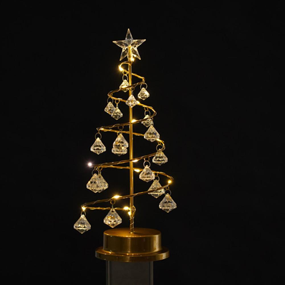 Light up christmas tree lamp - Santaland