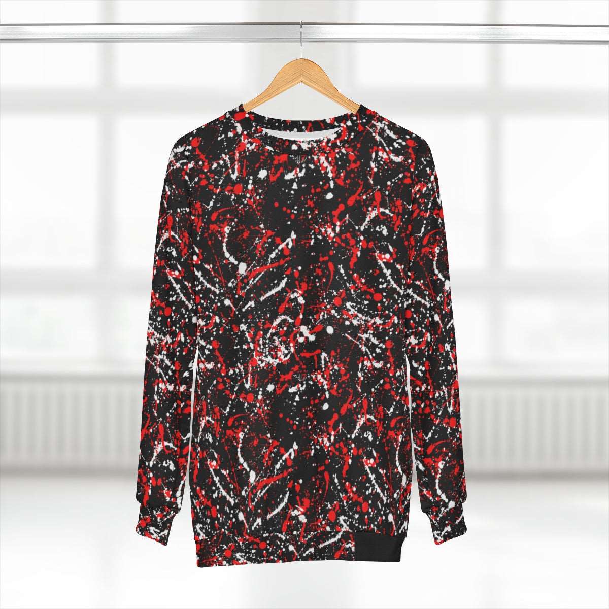 Red White & Black Christmas Sweatshirt - Santaland