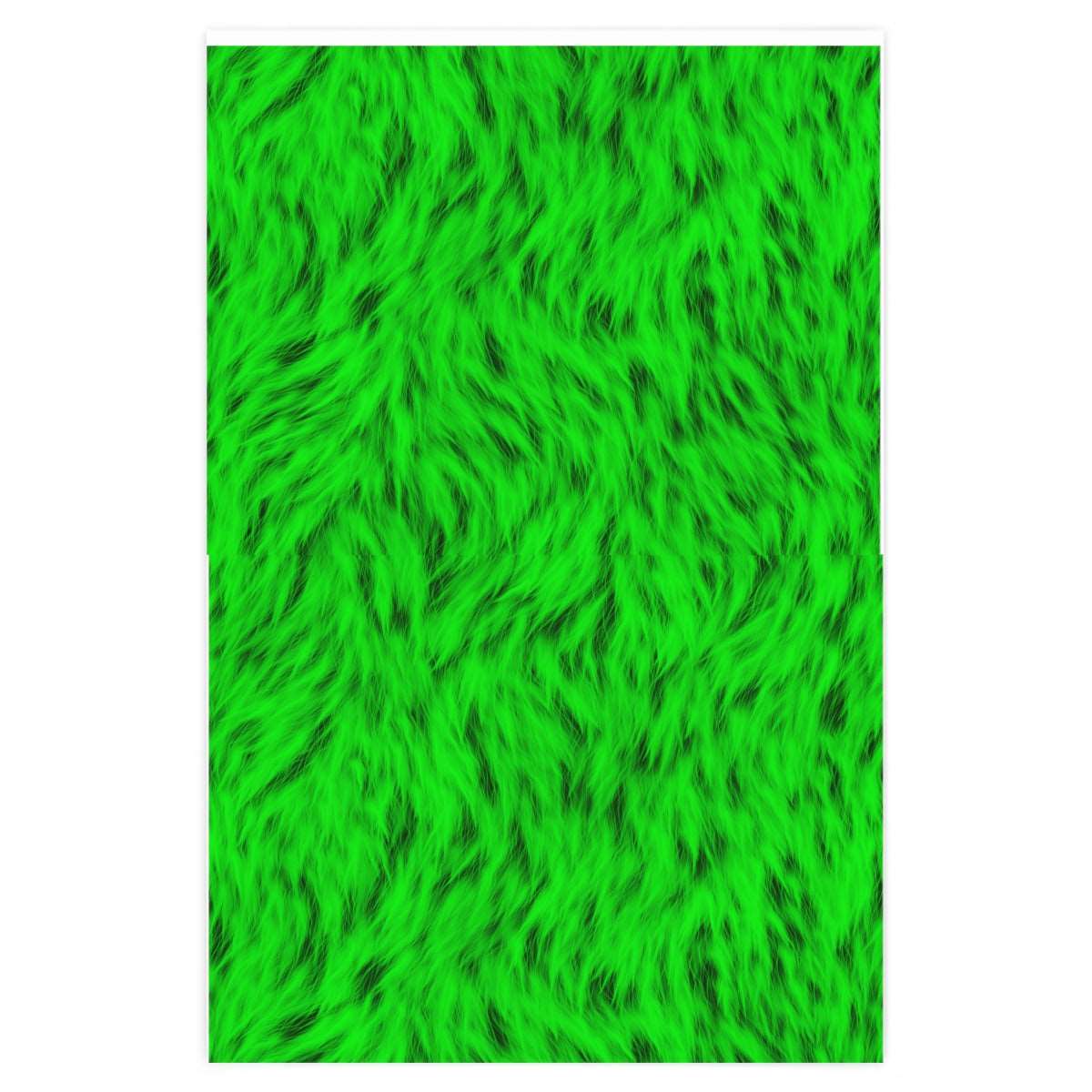 Realistic Grinch Fur Christmas Wrapping Paper - Santaland
