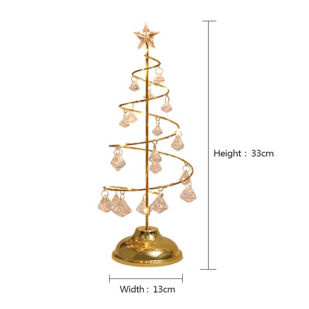 Light up christmas tree lamp - Santaland