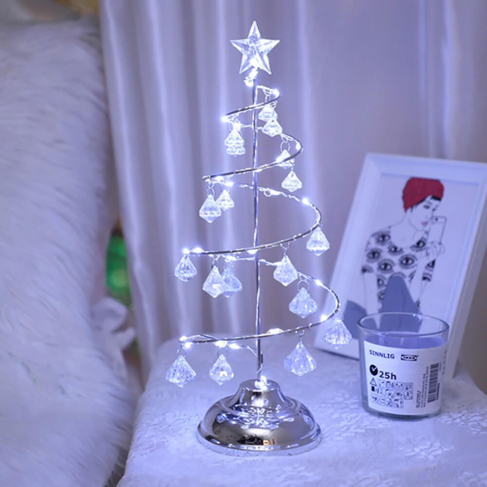 Light up christmas tree lamp - Santaland