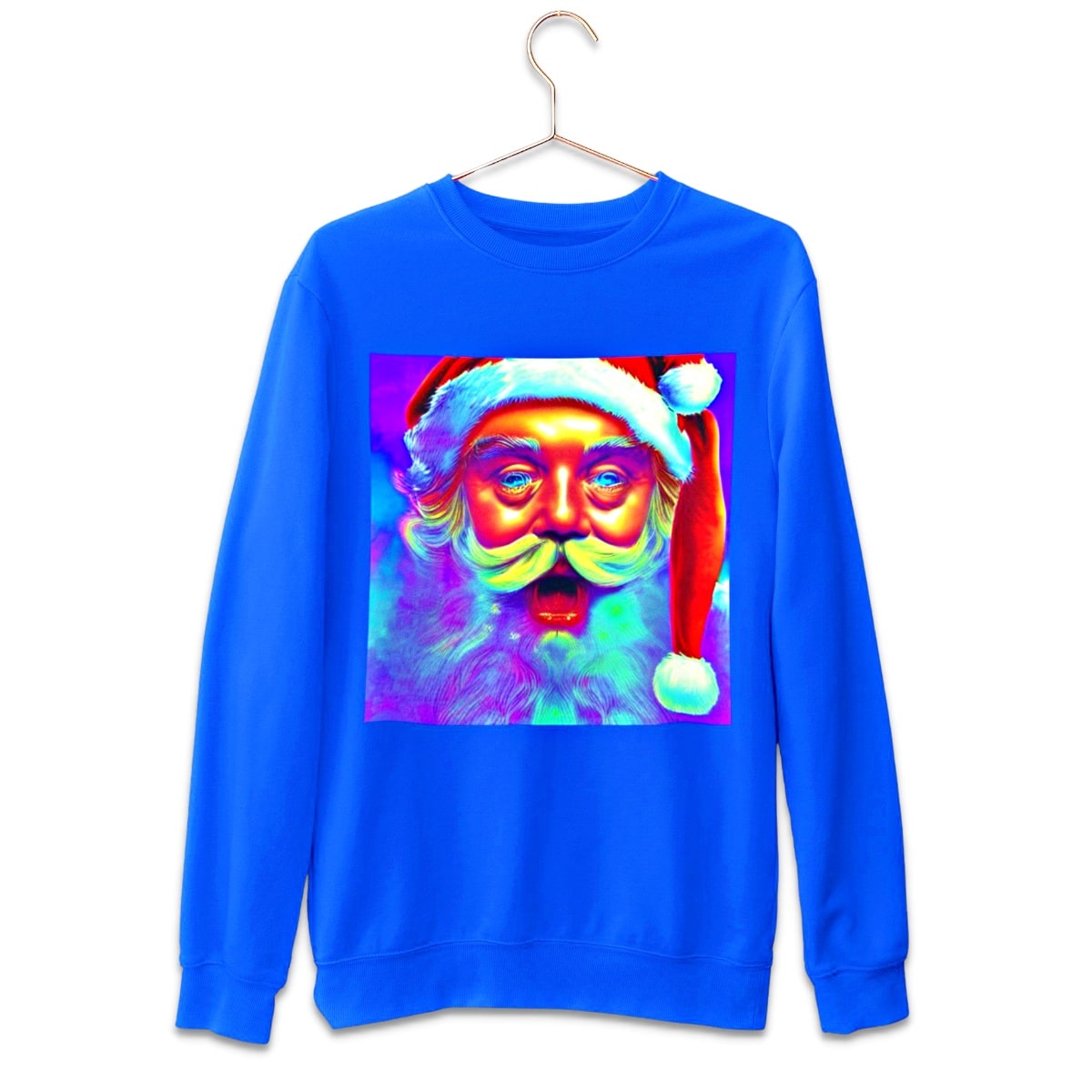 Trippy Santa Claus Ugly Christmas Sweater - Santaland