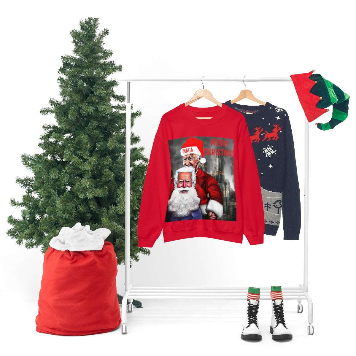 Political shop christmas jumpers