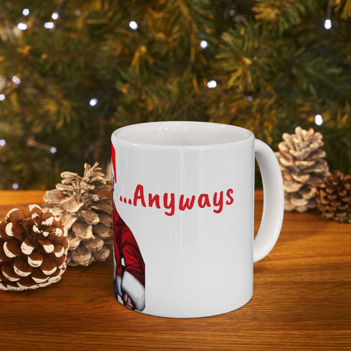 Funny Joe Biden Christmas Mug - 11oz - Santaland