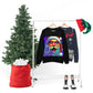 Trippy Santa Claus Ugly Christmas Sweater - Santaland