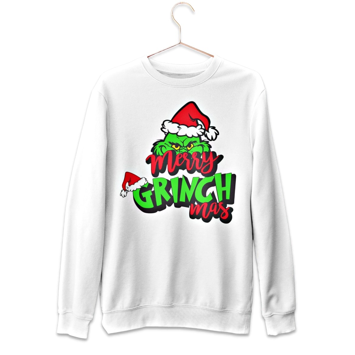 Merry Grinchmas Ugly Christmas Sweater - Santaland